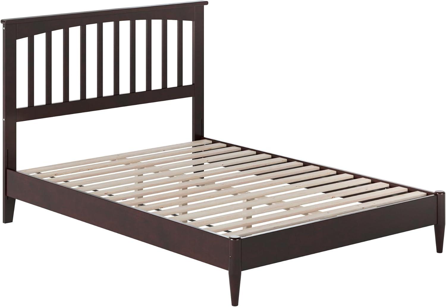 AFI Becket Full Solid Wood Low Profile Platform Bed, Espresso