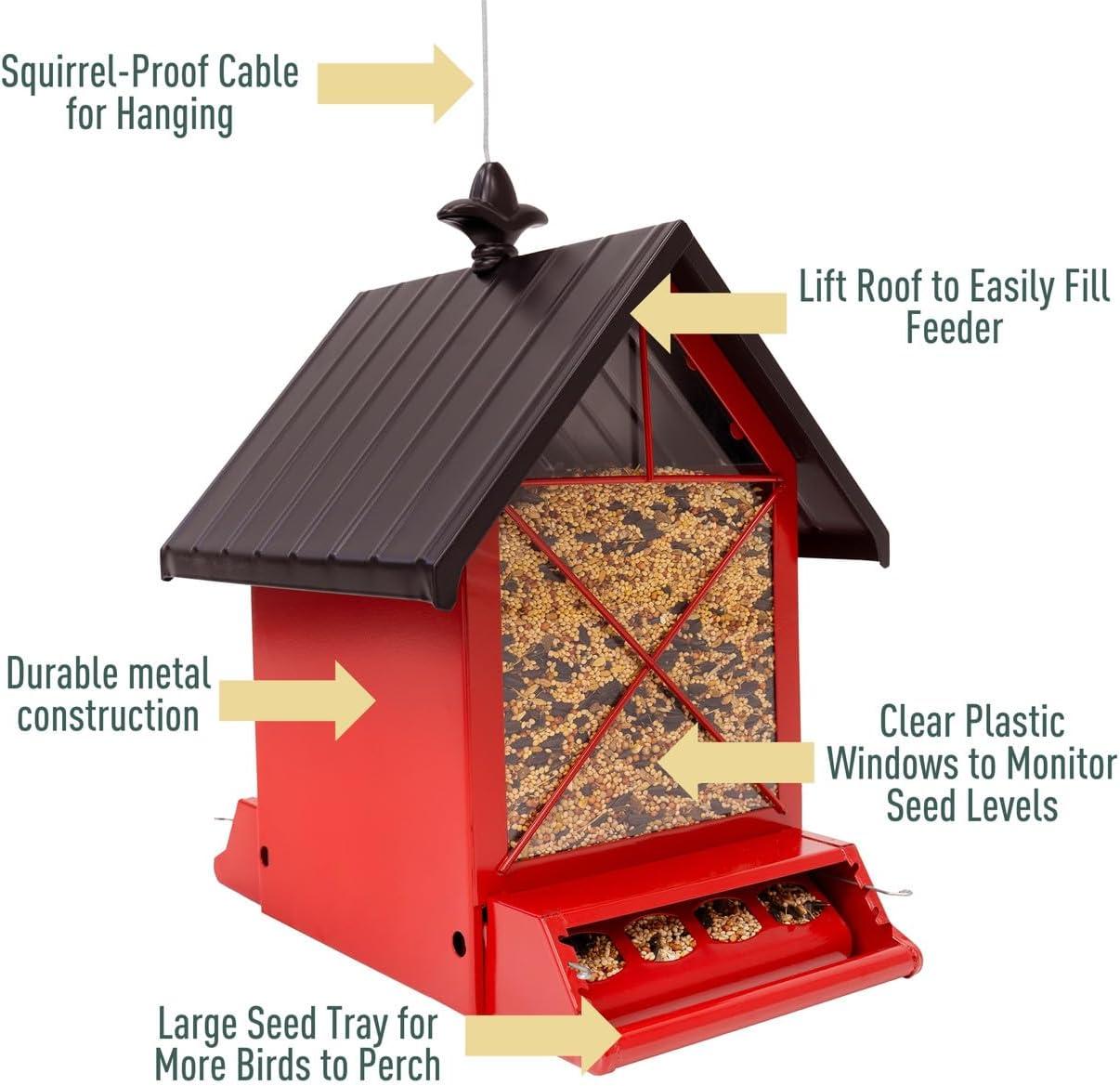 RED BARN SQUIRREL RESISTANT FEEDER