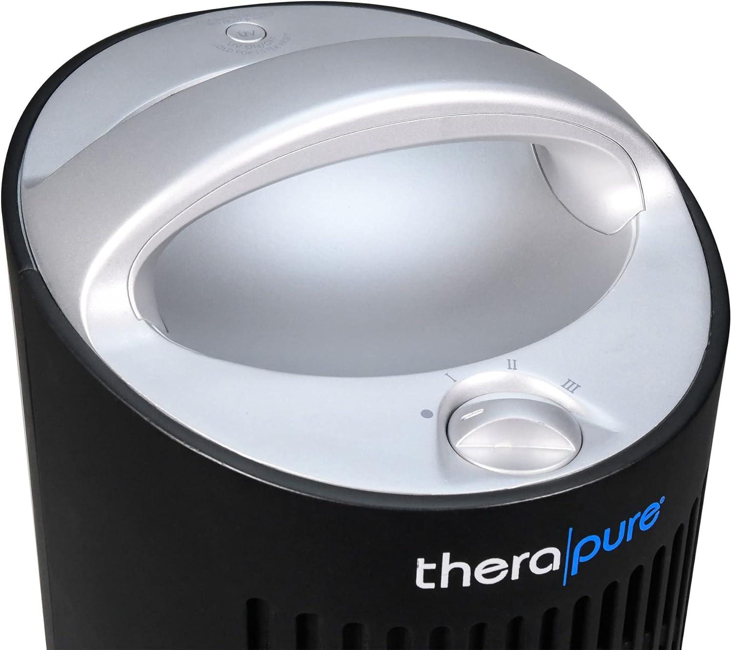 ENVION Therapure TPP620 Tower 4 Stage Air Purifier with 3 Fan Speeds, Black