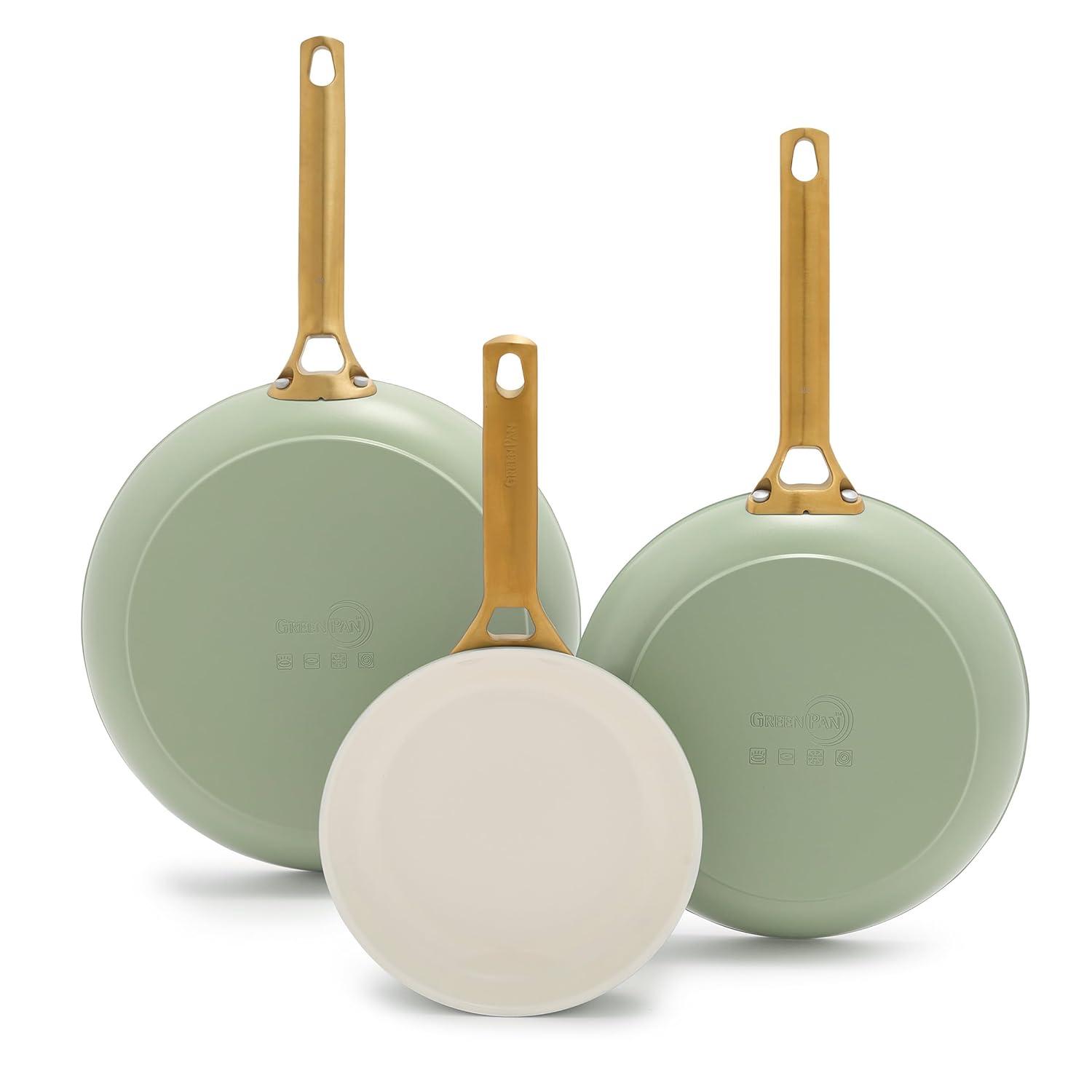 GreenPan ™ Reserve Sage 3-Piece Ceramic Non-Stick Fry Pan Set