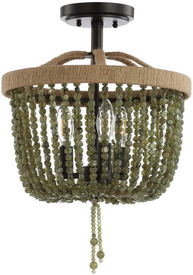 Davin Flush Mount - FLU4040 - Black - Safavieh