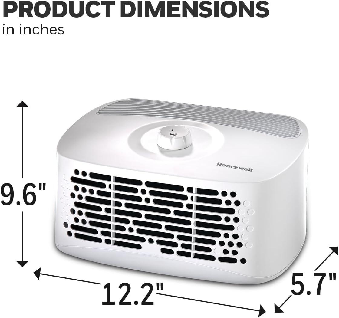 Honeywell Air Purifier, HHT270, 100 sq ft, U Carbon Filter, Allergen, Smoke, Pollen, Dust Reducer