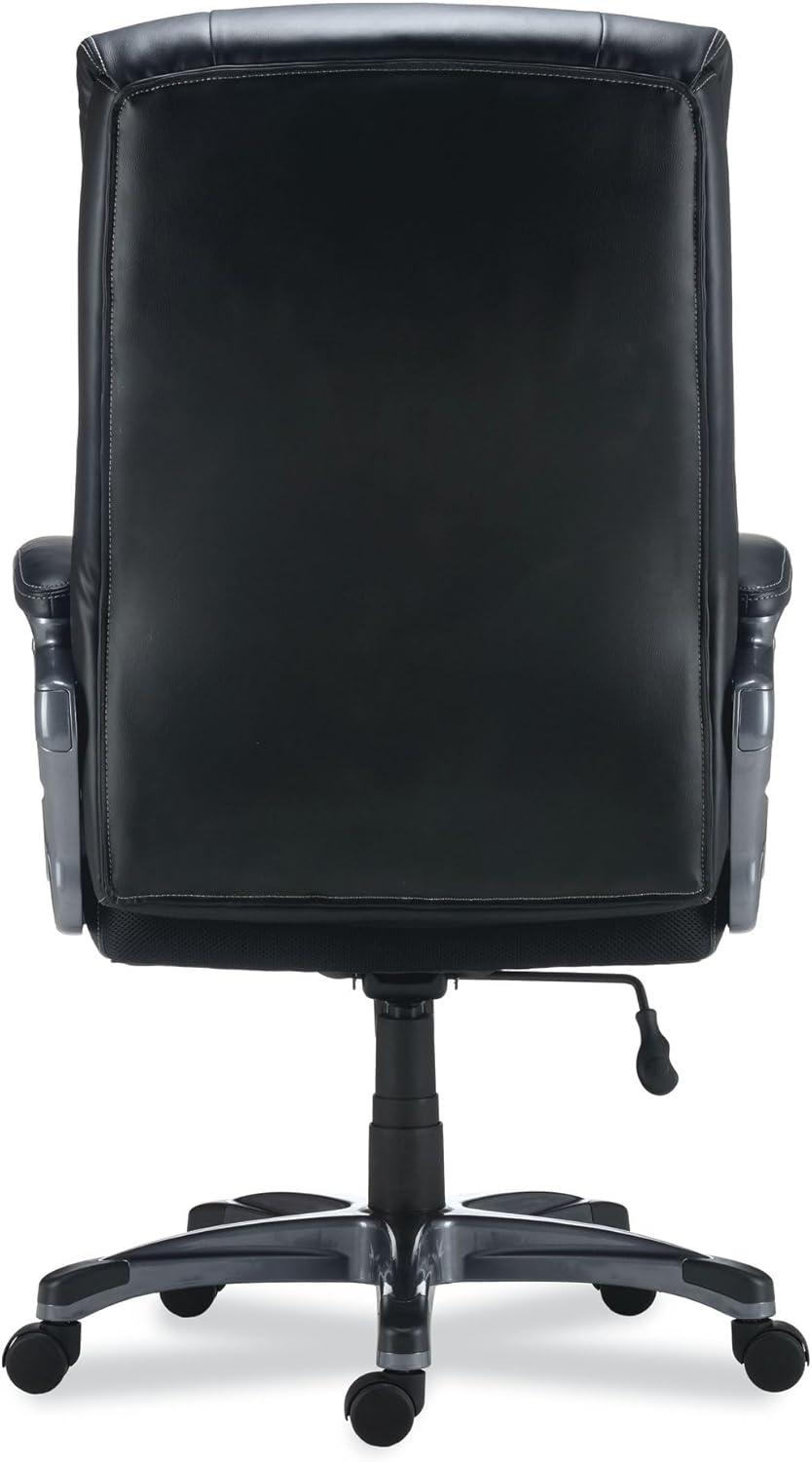 Alera Alera Egino Big and Tall Chair, Supports Up to 400 lb, Black Seat/Back, Black Base