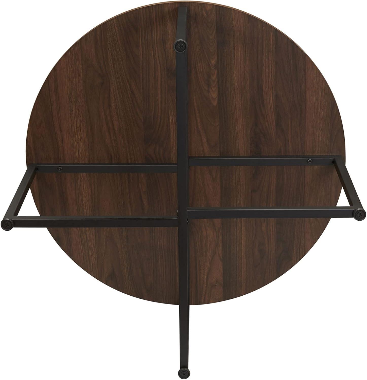 Household Essentials Jamestown Round Coffee Table