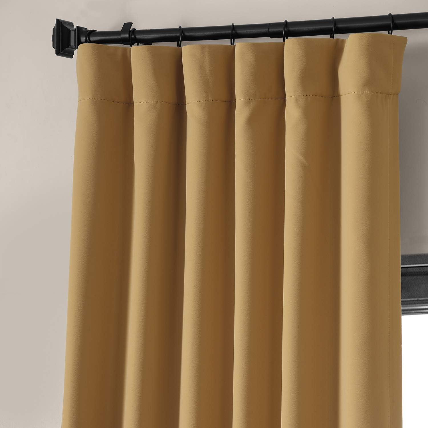 Chesapeake Gold Performance Woven Blackout Curtain Pair (2 Panels), Chesapeake Gold, 50W X 120L