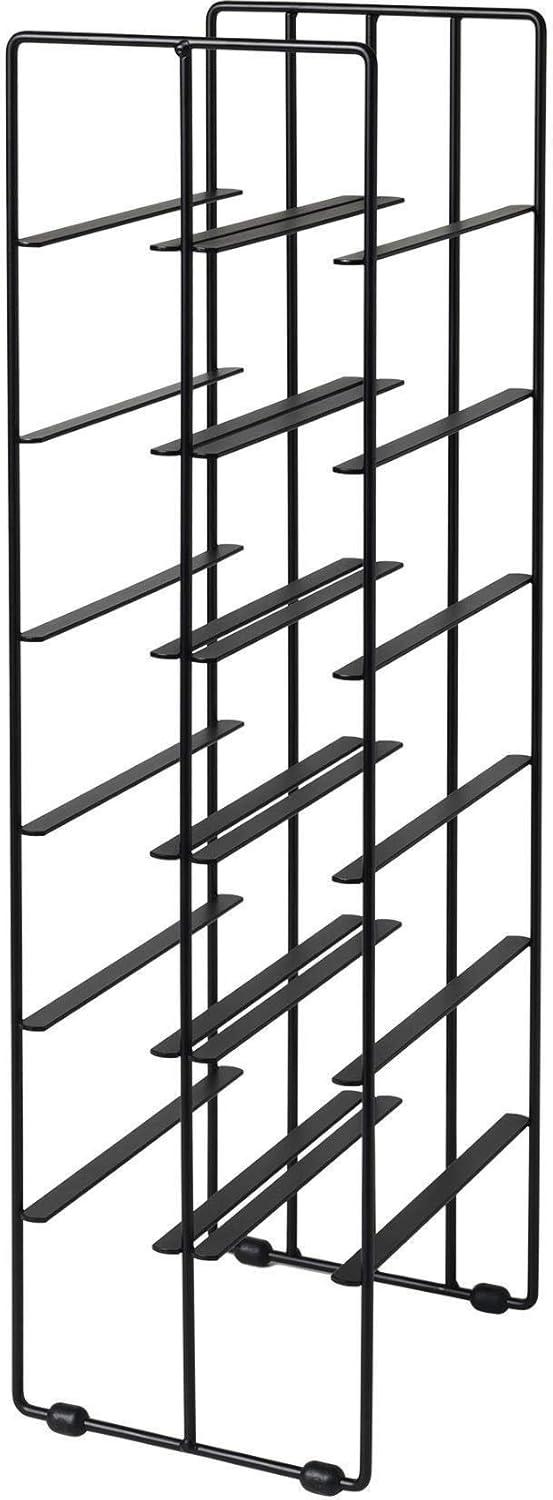 Blomus 65776 Pilare Wine Bottle Storage 12 Bottle, Black