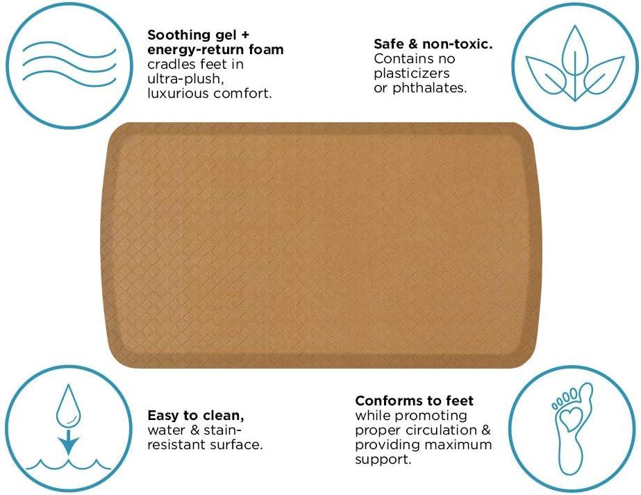 GelPro Basketweave Elite Premier Comfort Kitchen Mat