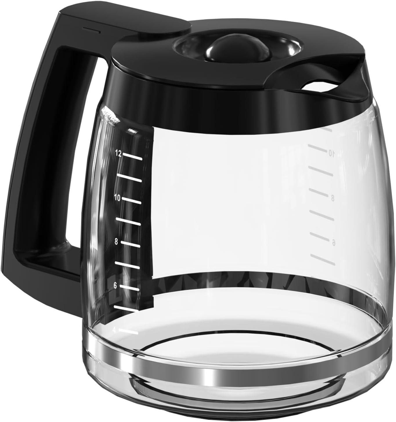 Cuisinart DCC-1200PRC 12-Cup Replacement Glass Carafe, Black