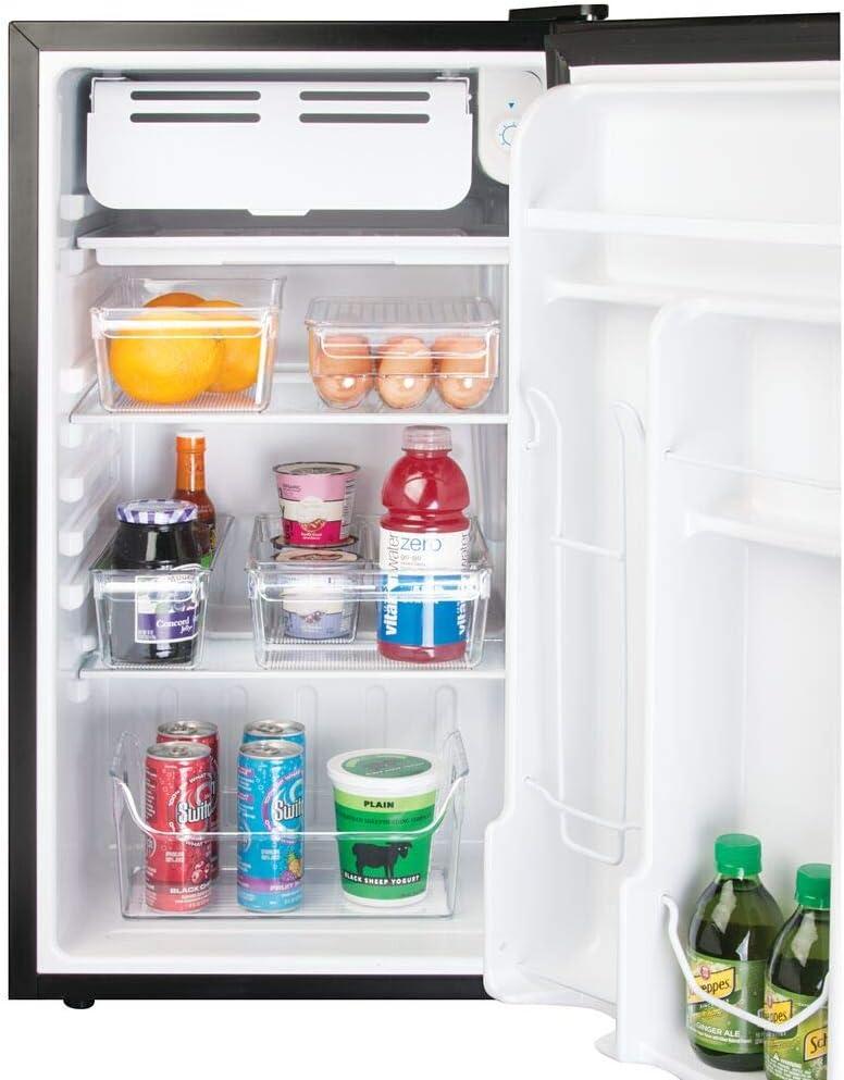 iDesign Clear Storage Bin 3.5 in. H X 6 in. W X 11.5 in. D Stackable