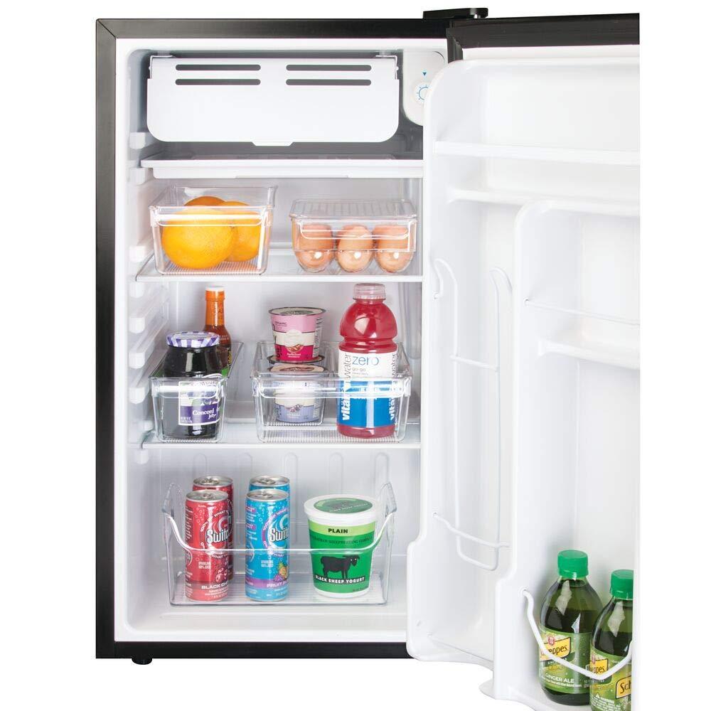 iDesign Clear Storage Bin 3.5 in. H X 6 in. W X 11.5 in. D Stackable