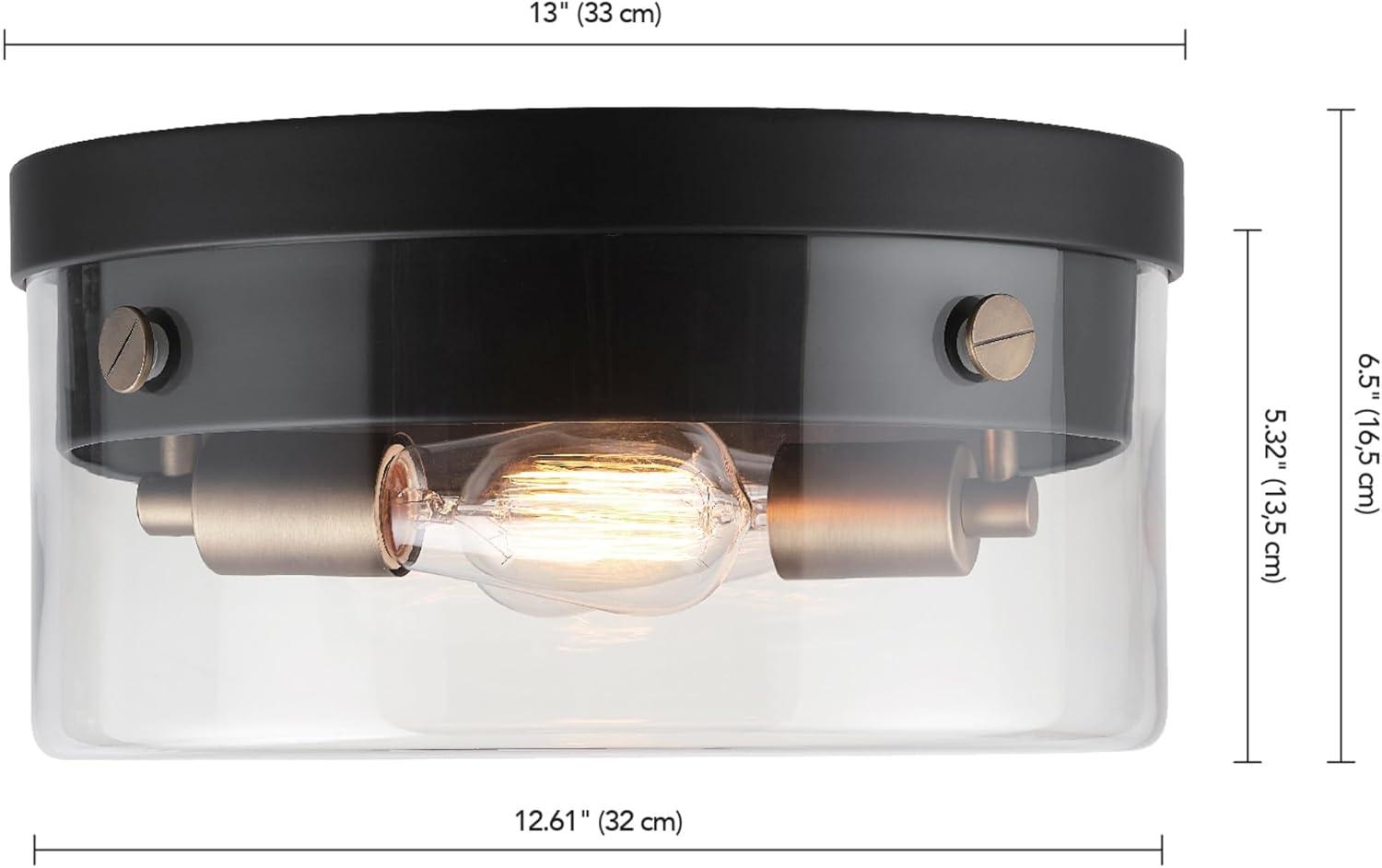 Tayce Glass Flush Mount