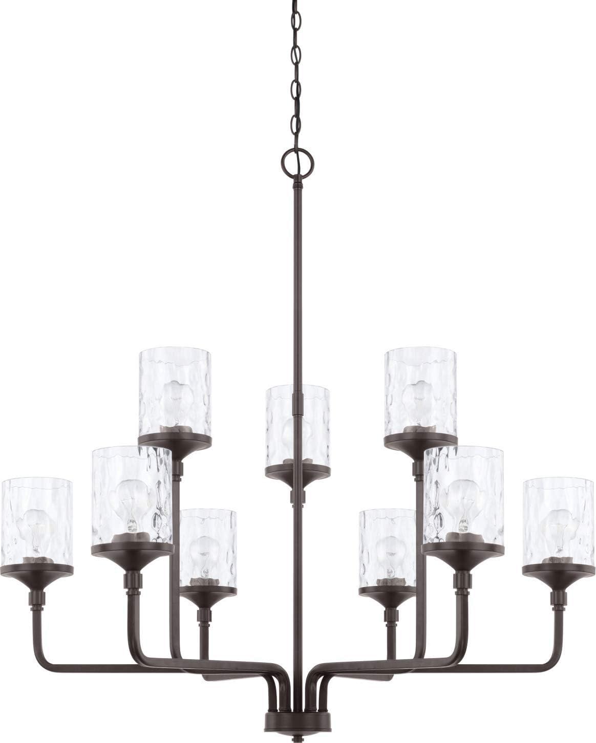 Capital Lighting 428891-451 Colton 9 Light 38" Wide Chandelier - Bronze