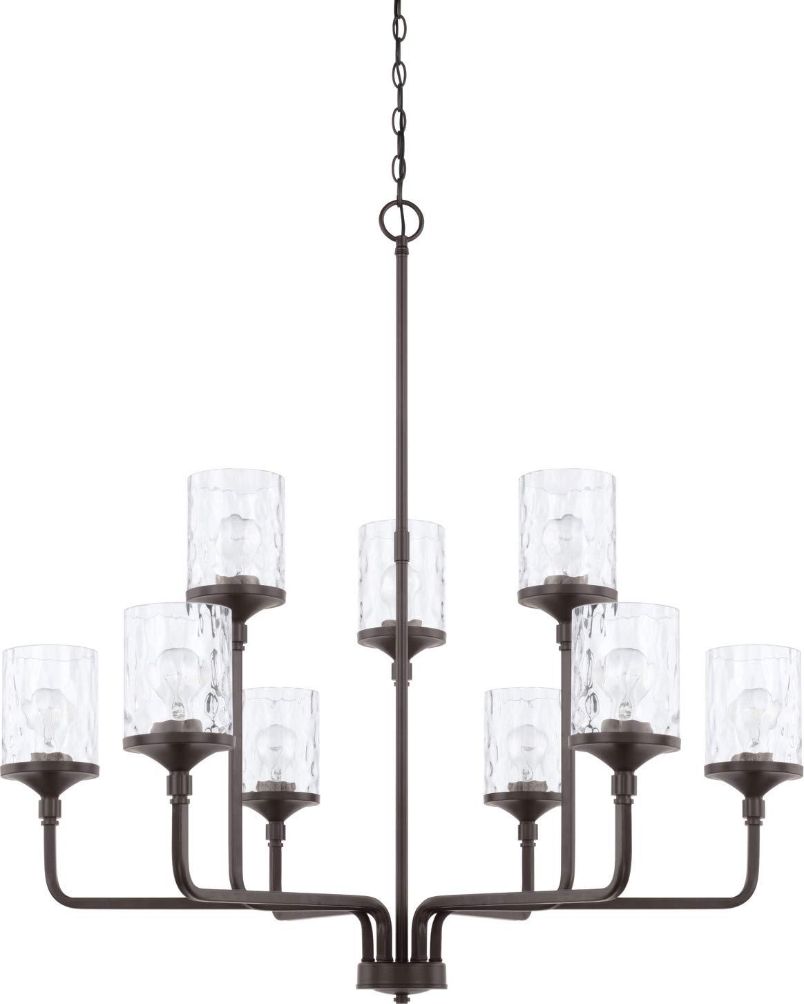 Capital Lighting 428891-451 Colton 9 Light 38" Wide Chandelier - Bronze