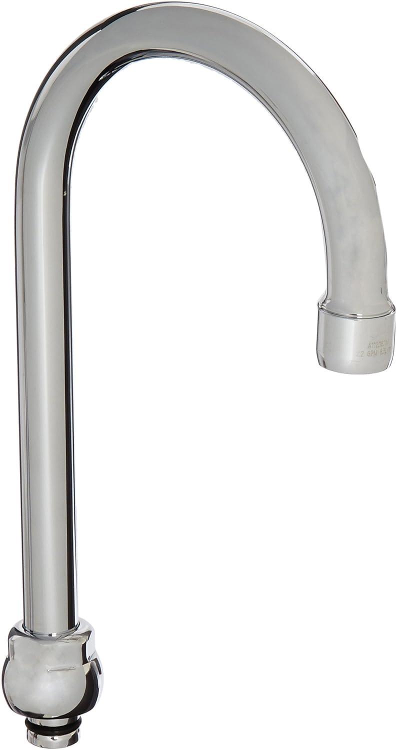 Polished Chrome Single Hole Deck Mount Faucet Spout