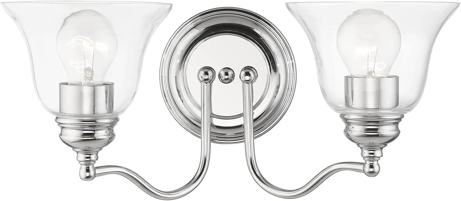Livex Lighting Moreland 2 - Light Vanity in  Polished Chrome