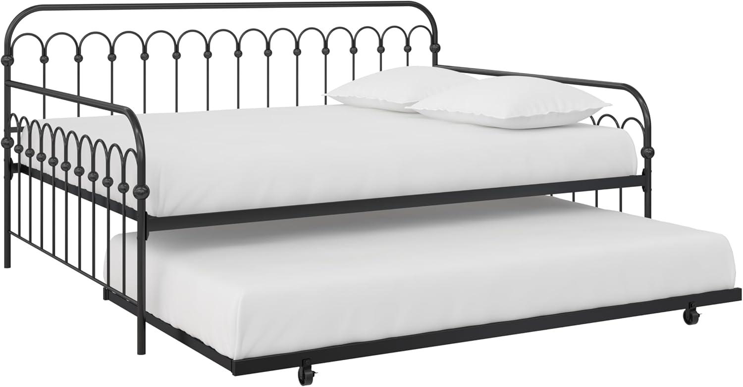 Bright Pop Metal Daybed with Trundle