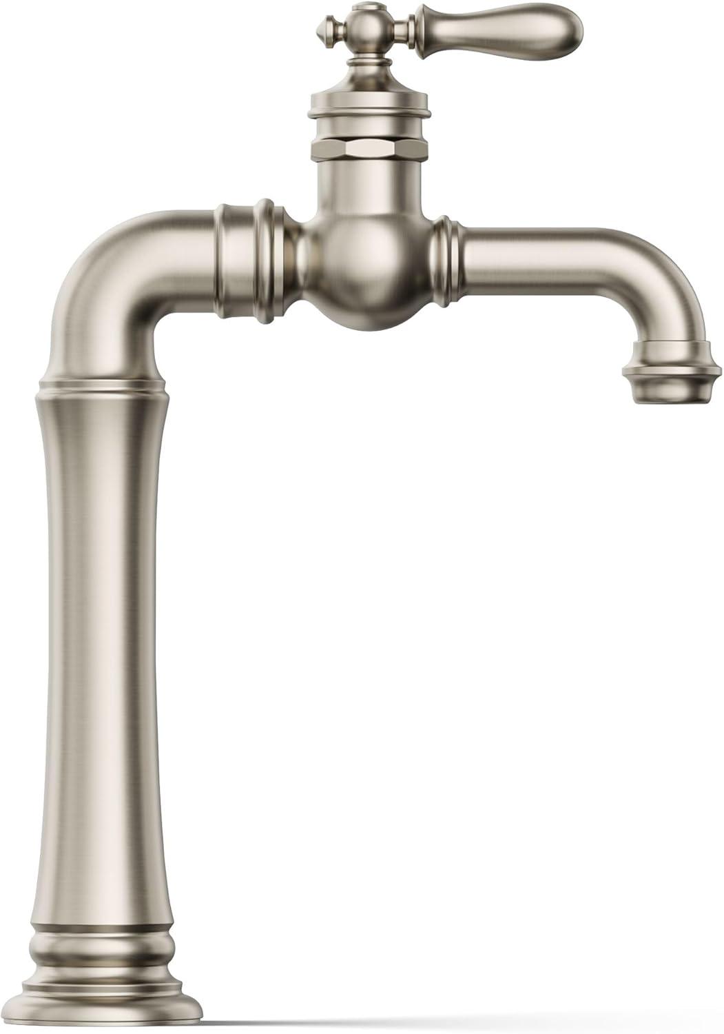 Artifacts Gentleman's Single Hole Bathroom Faucet with Drain Assemby