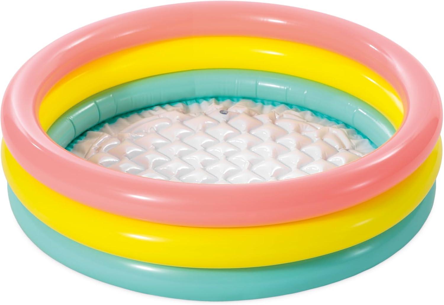 Sunset Glow 34" Round Inflatable Baby Pool