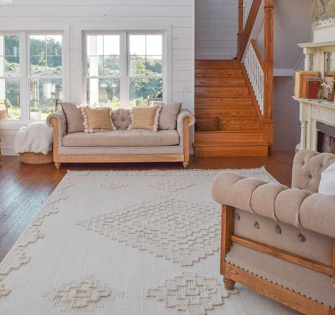 Hauteloom Rosales Cream High&Low Area Rug