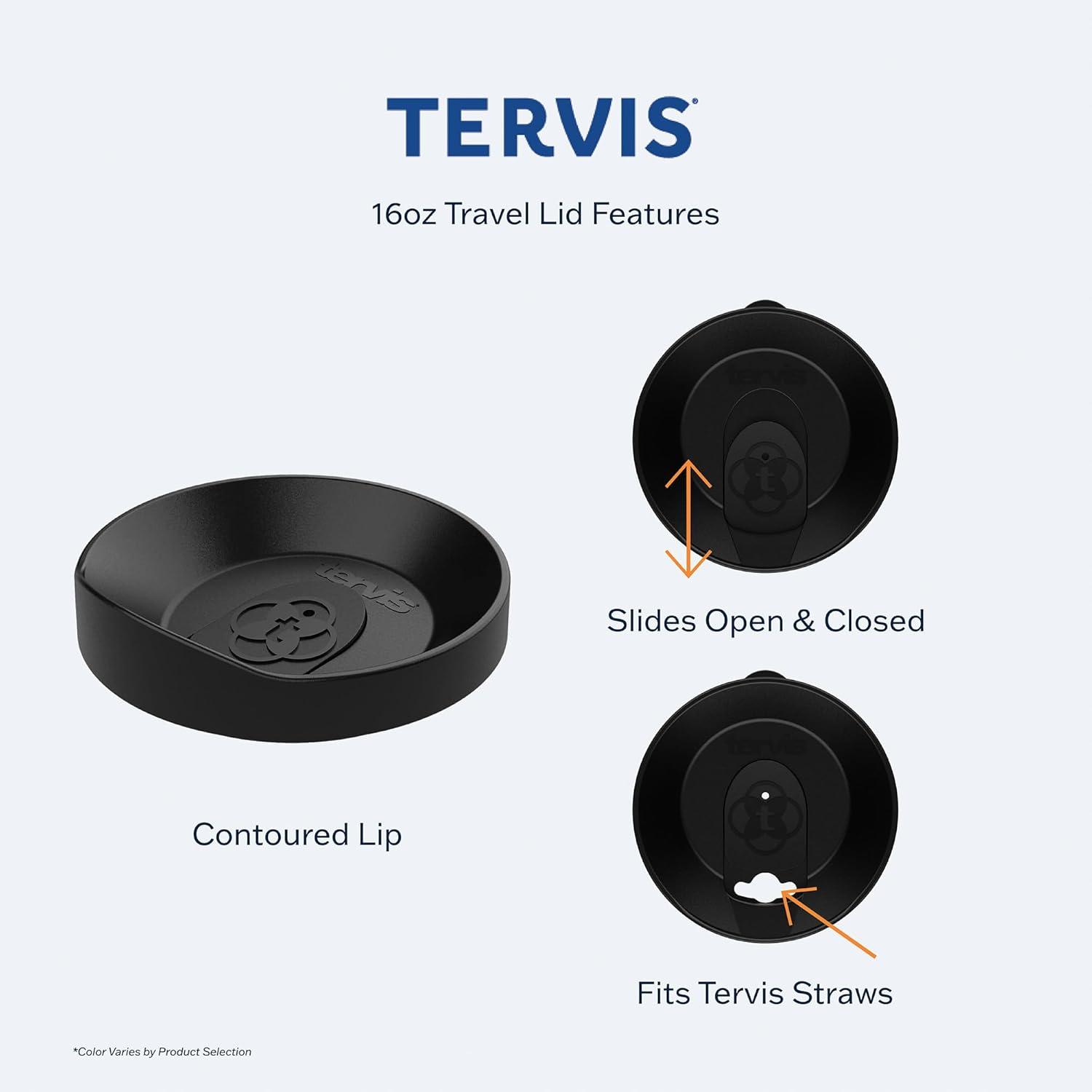 Red and Clear Double-Walled Insulated Travel Tumbler Set, 16oz