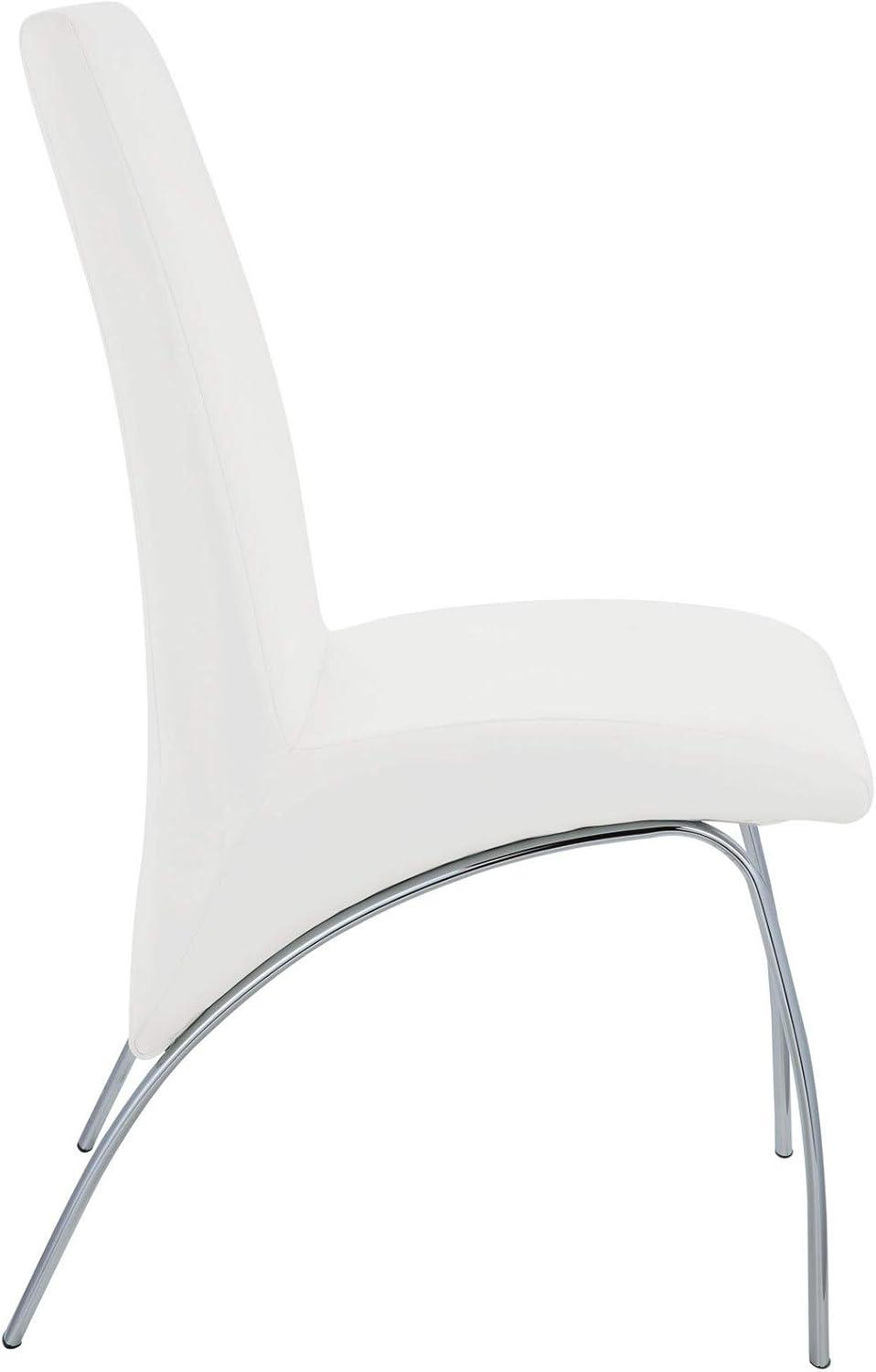 Set of 2 17&#34; Pervis PU Dining Chairs - Acme Furniture