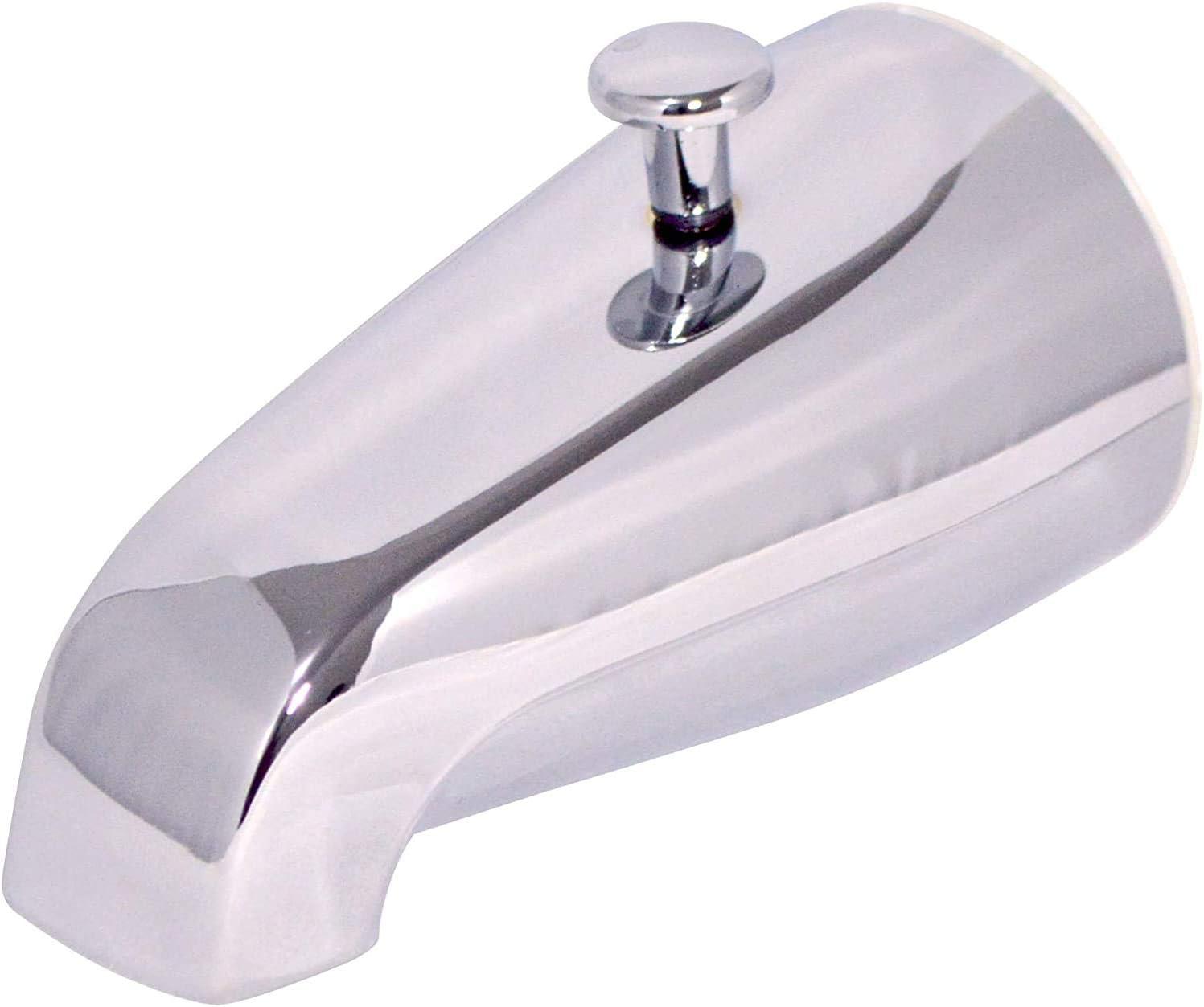 Tub Spout with Push And Pull Diverter