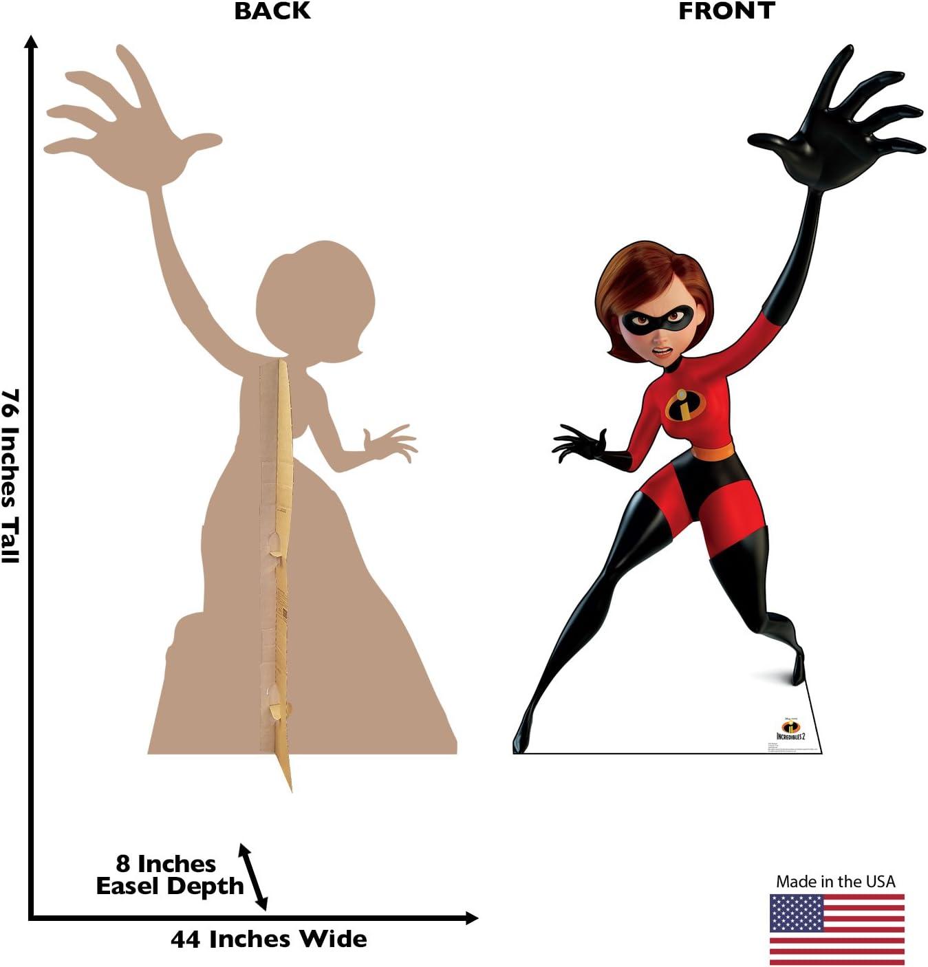 Elastigirl Life-Size Red and Black Cardboard Cutout