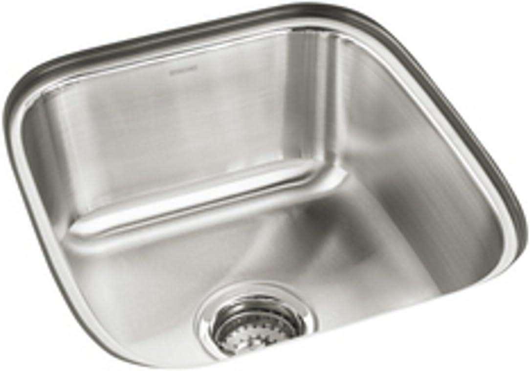 Springdale 17.75'' L Undermount Single Bowl Stainless Steel Kitchen Sink