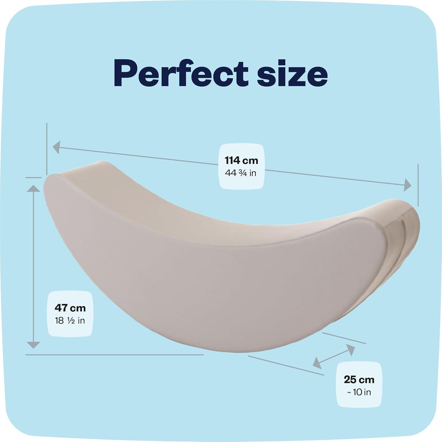 IGLU Soft Play Rocker Banana Shape Large Rocking Horse Hobby Toy for Kids Age 1-7 Montessori Open Ended Play (Grey)
