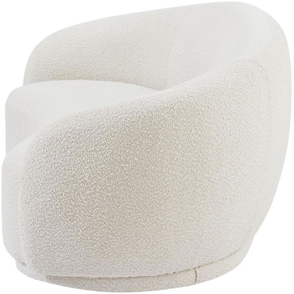 Meridian Furniture Hyde Modern Boucle Loveseat, Cream