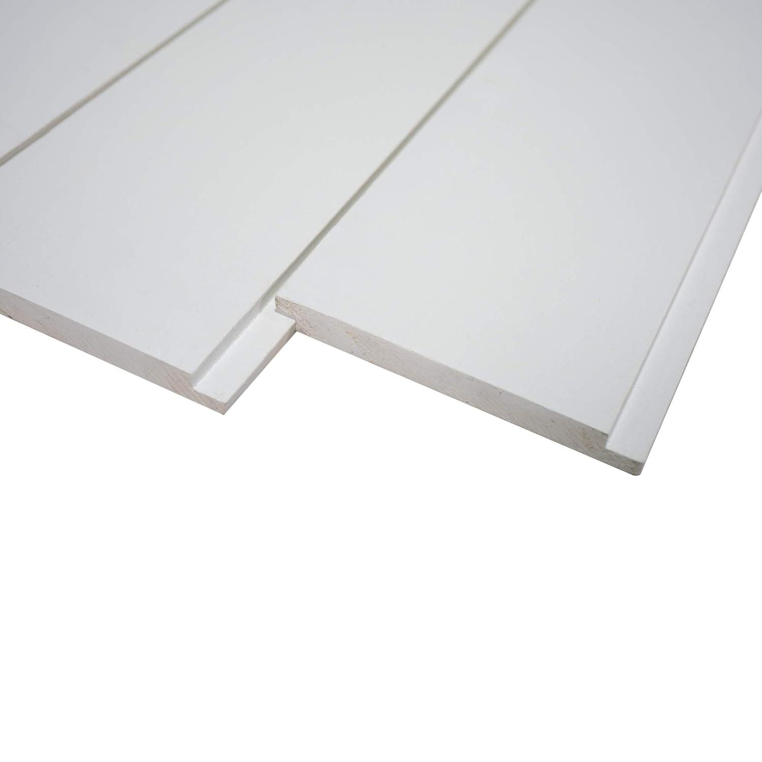 Kimberly Bay 7.25" x 84" Shiplap Wall Paneling in Primed White