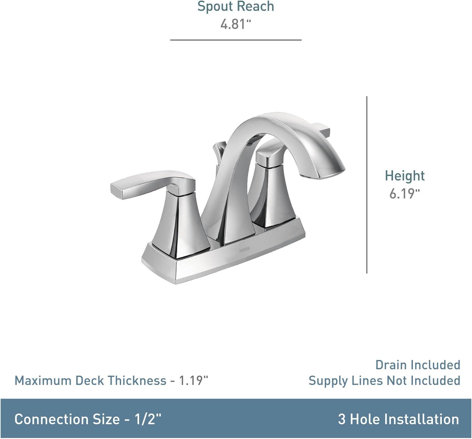 Voss Centerset Bathroom Faucet with Drain Assembly