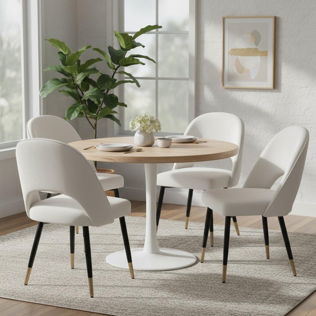 Mercer41 Volena 19.1'' H Velvet Upholstered Side Chair (Set of 2)