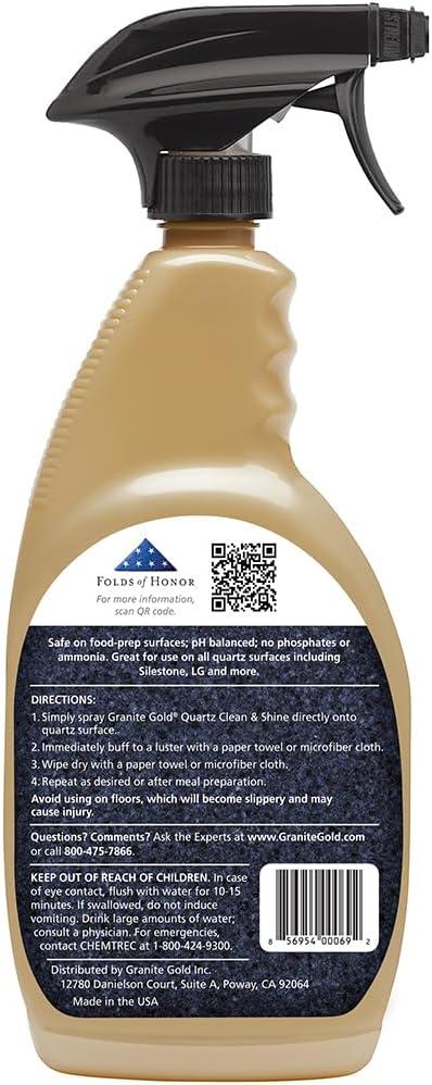 Granite Gold 24 oz Quartz Clean & Shine Spray