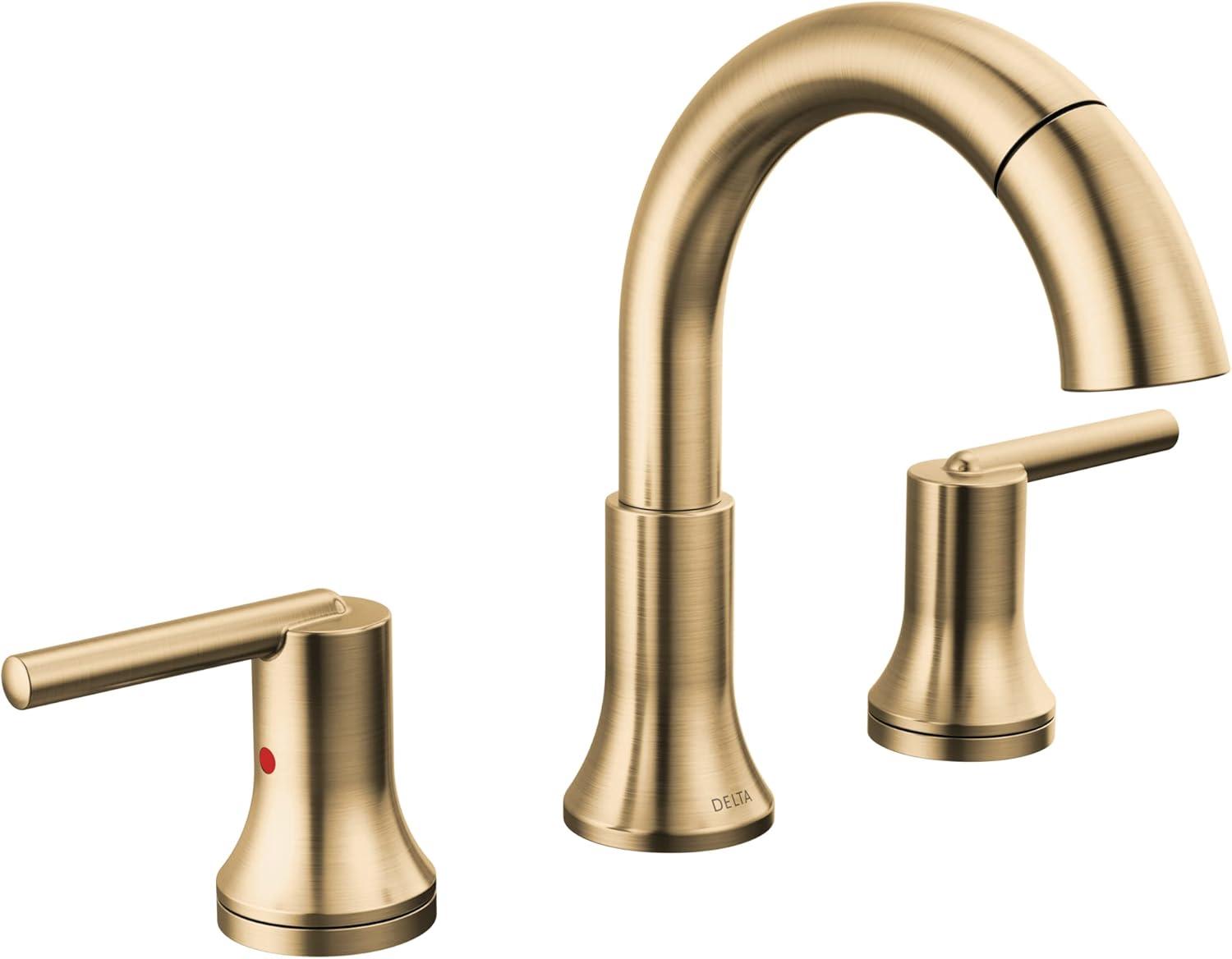 Trinsic Widespread Bathroom Faucet 3 Hole, 2-handle Bathroom Sink Faucet with Drain Assembly