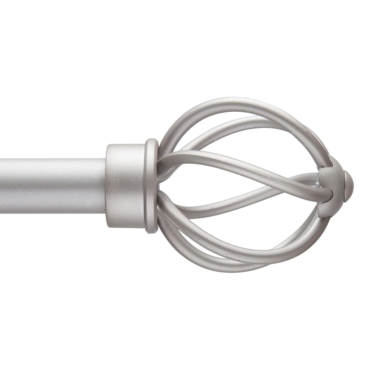 Kenney Steel Adjustable Single Curtain Rod