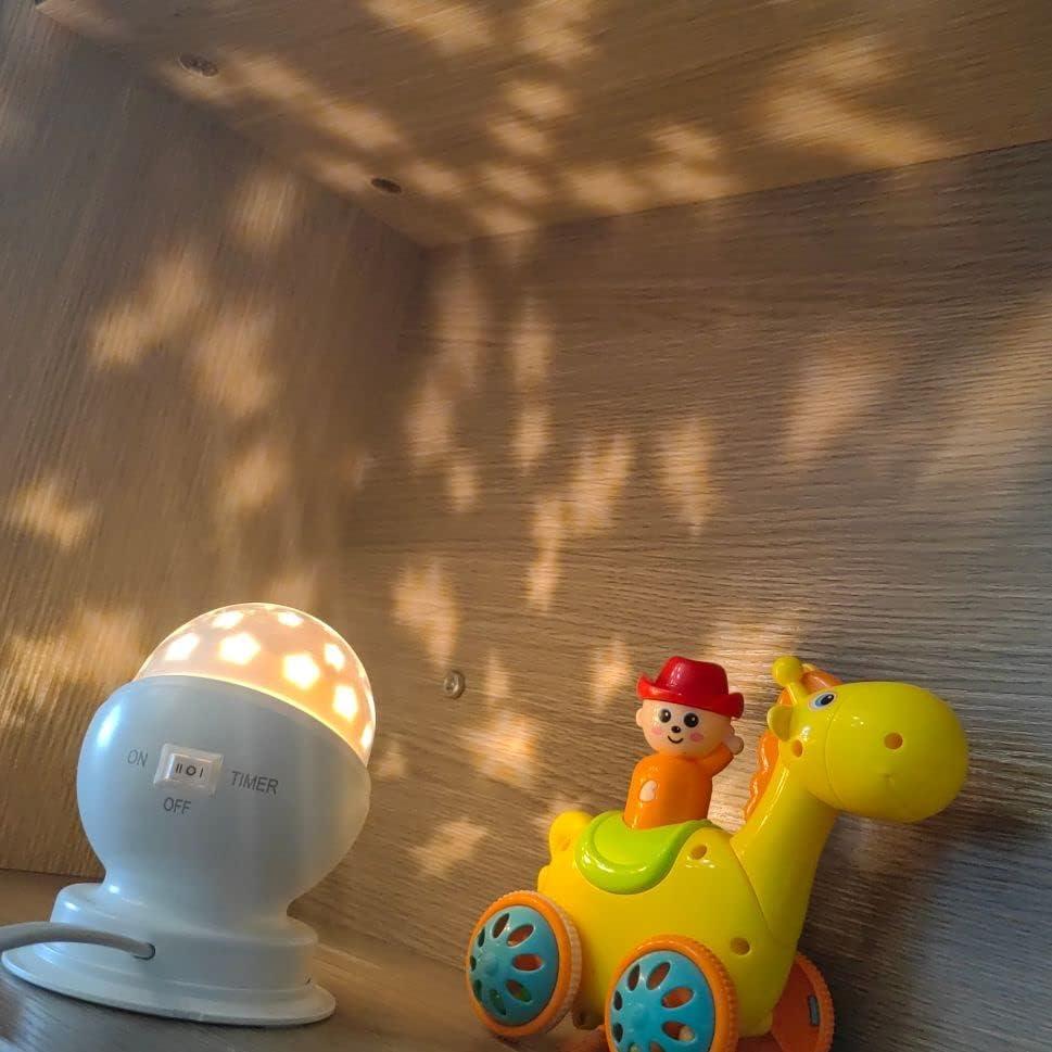 Star Night Light for Kids Girls Night Light Plug in Night Light for Kids with Timer,1 Pack,3000K,White