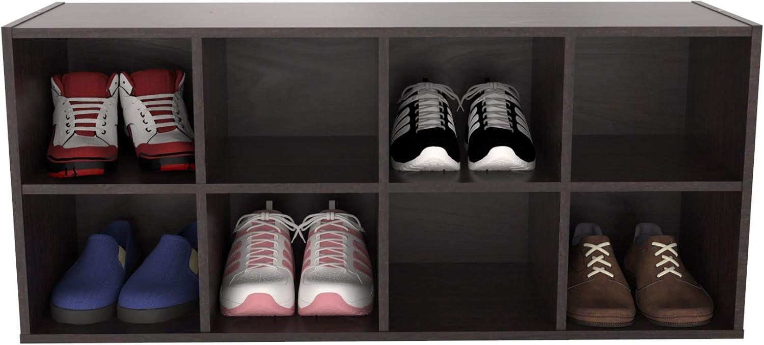 8 Pair Stackable Shoe Rack