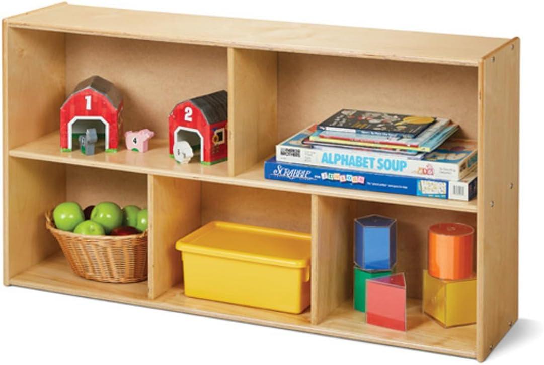 Natural Hardboard Kids Corner Storage Unit with Cubes