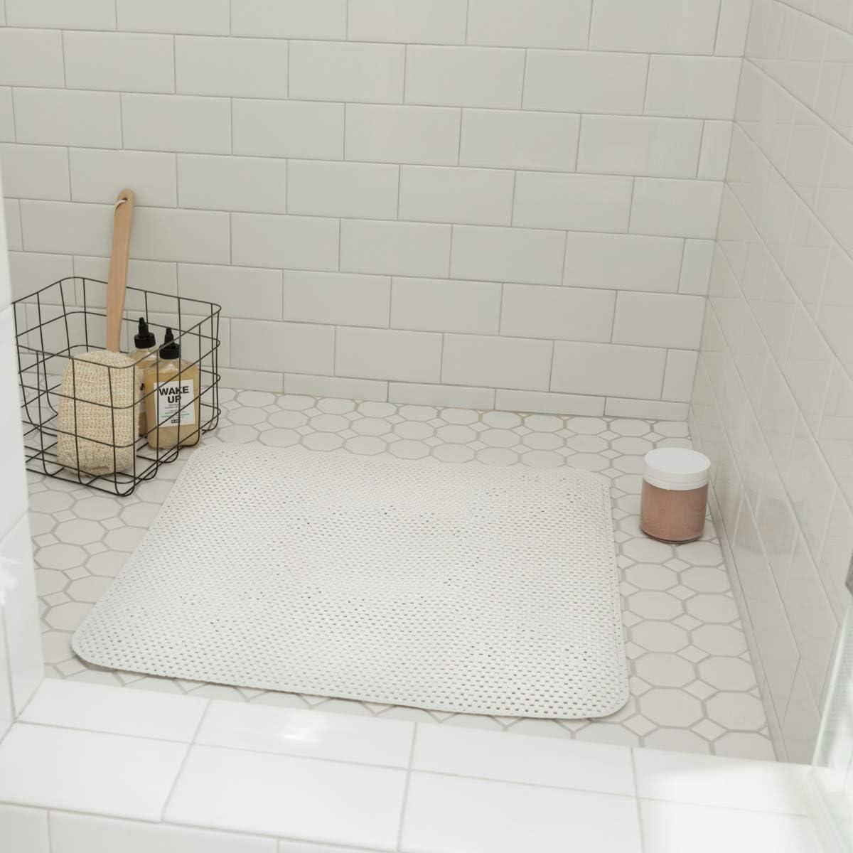 Duck 21 in x 21 in Softex Cushioned Shower Mat, White