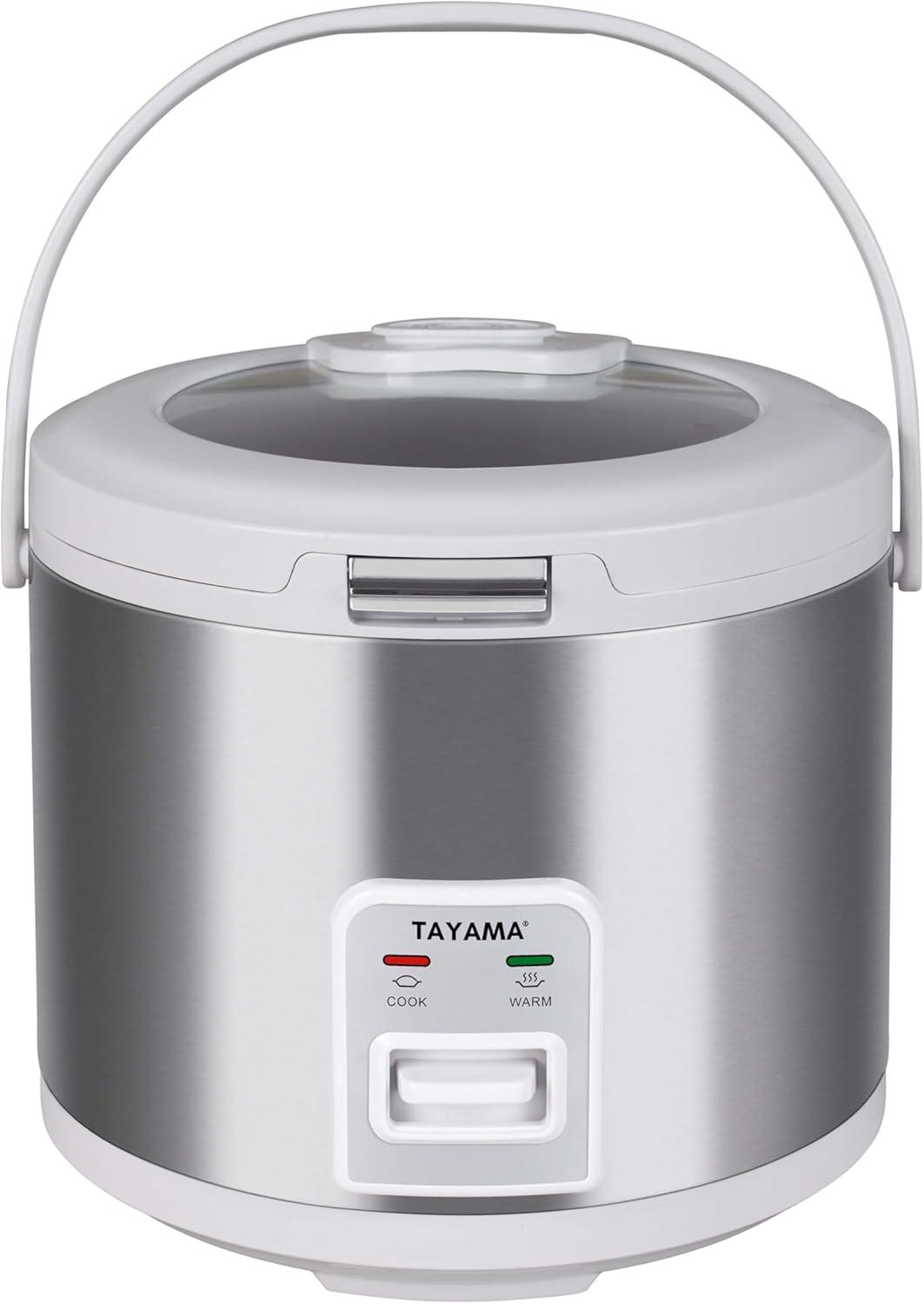 Tayama 20-Cup Automatic Rice Cooker & Warmer with Glass Lid