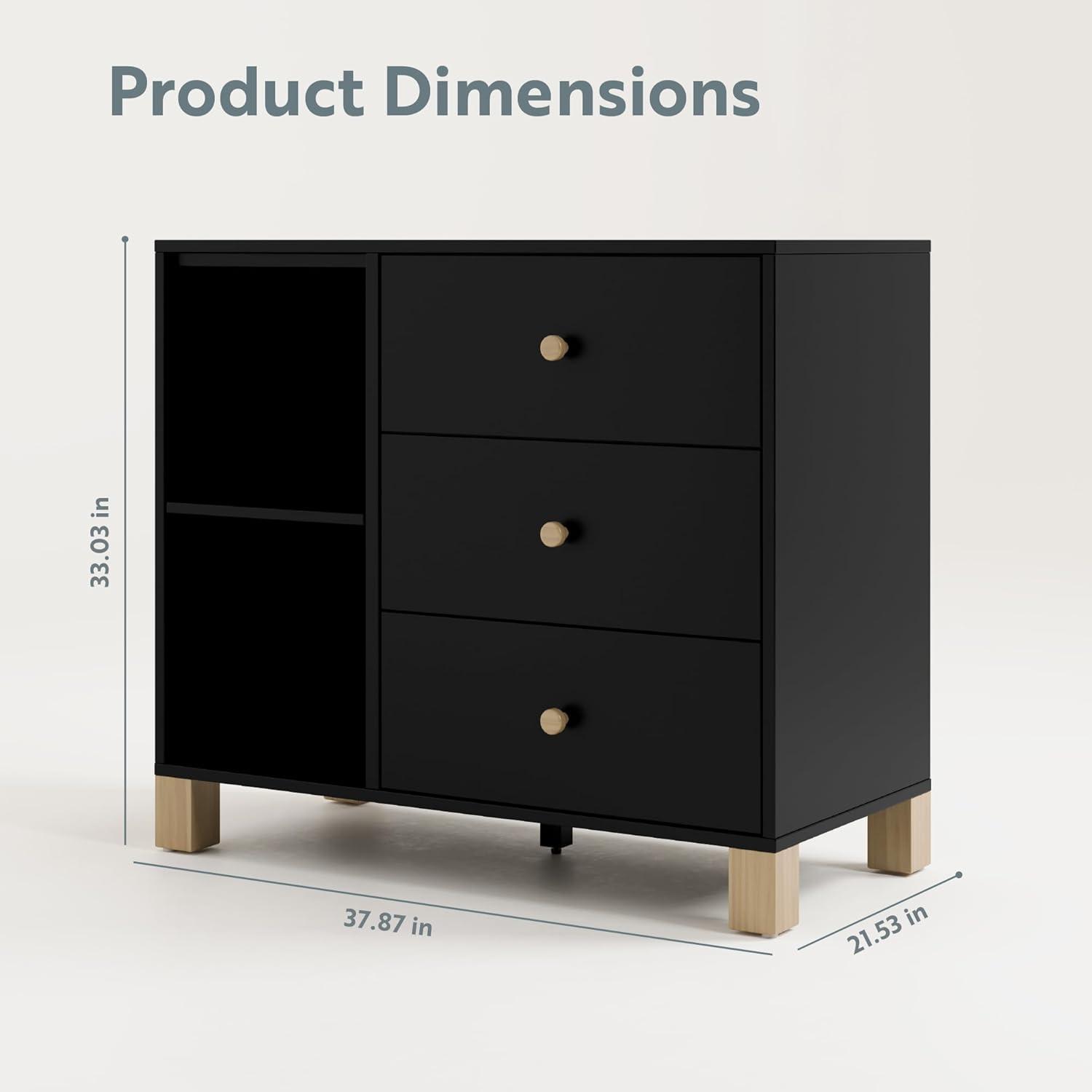 California 3 Drawer Combo Dresser