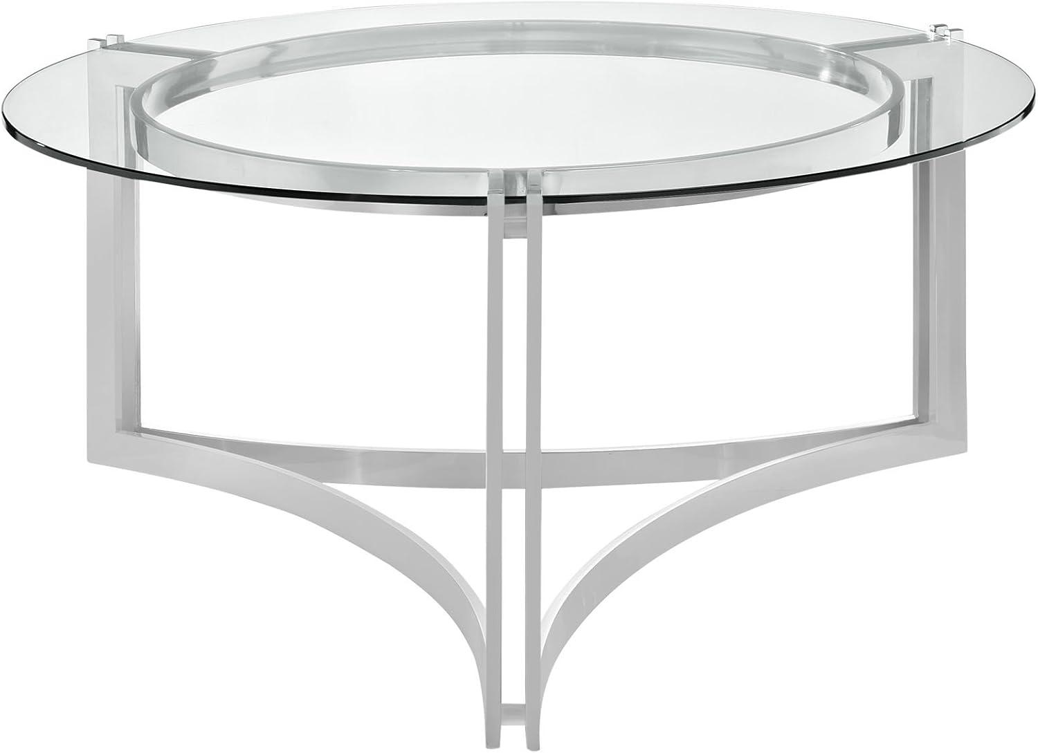 Signet Stainless Steel Coffee Table by Modway