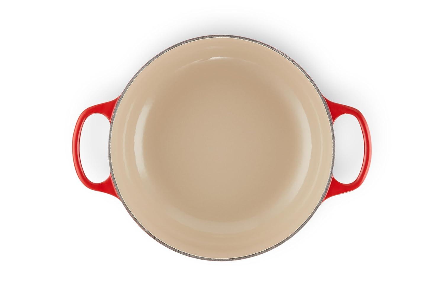 Le Creuset ® Signature 3.5-Qt. Cerise Enameled Cast Iron Sauteuse Oven