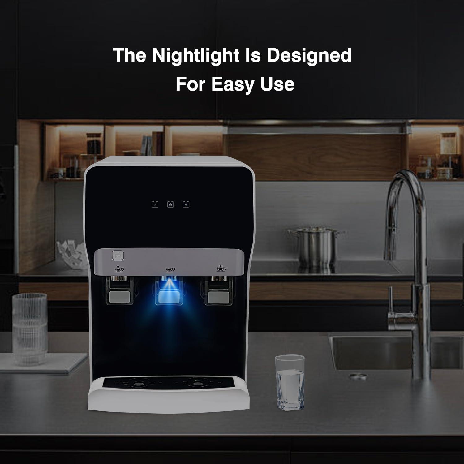 Soopyk Soopyk Black Countertop Bottleless Electric Filtered Water Dispenser