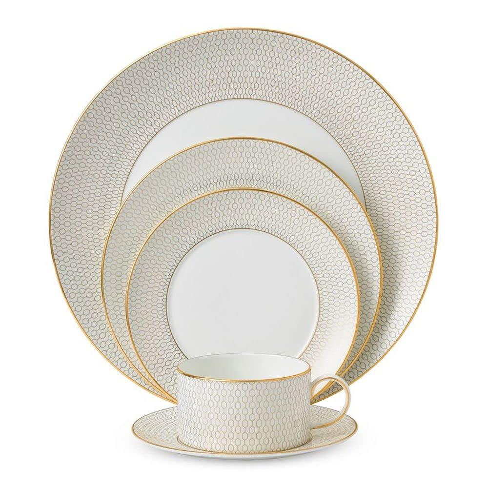 Wedgwood Gio Gold Dinnerware Set, 12 Pieces | Wayfair