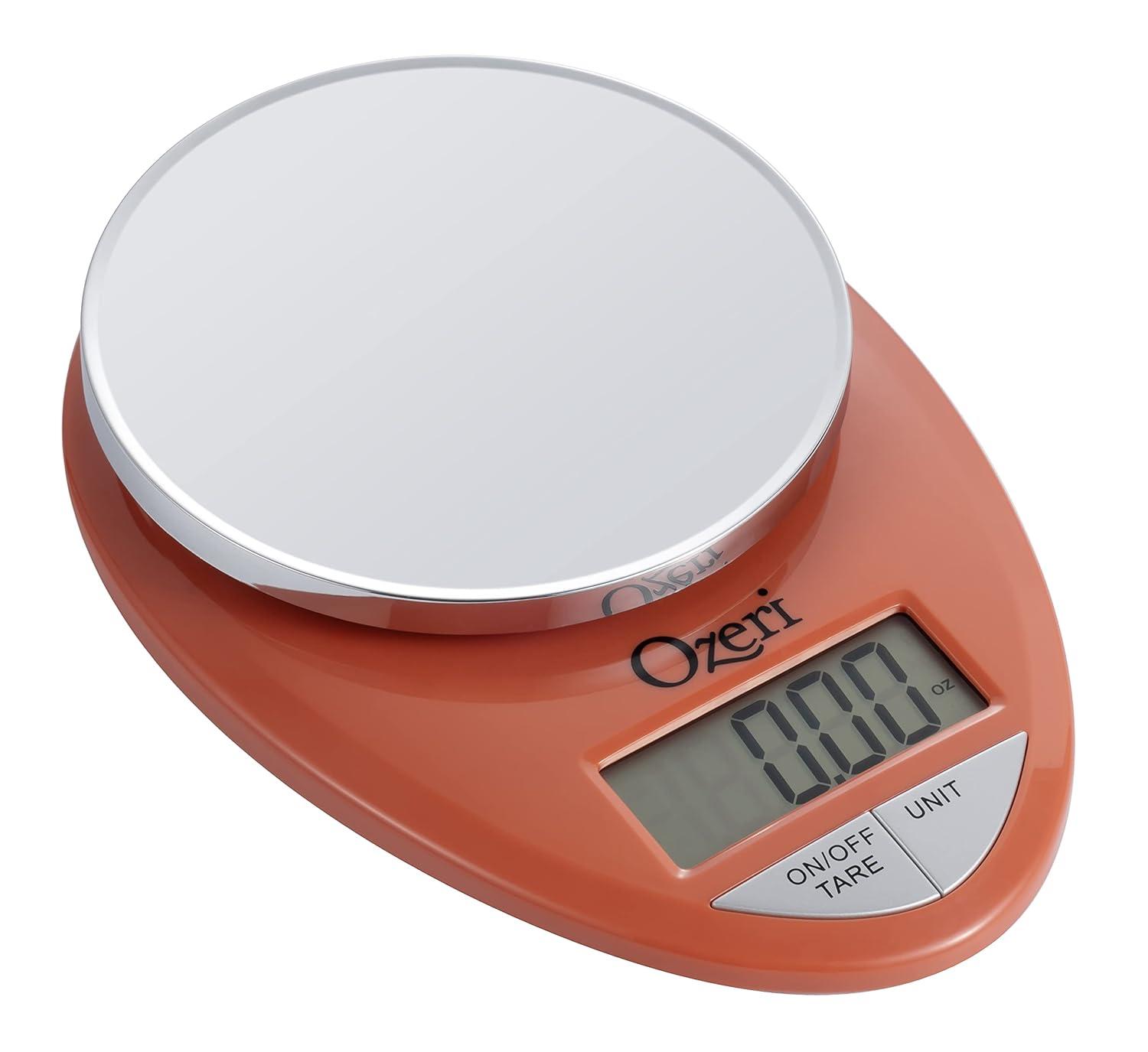 Ozeri Ozeri Pro Digital Kitchen Food Scale, 0.05 oz to 12 lbs (1 gram to 5.4 kg)