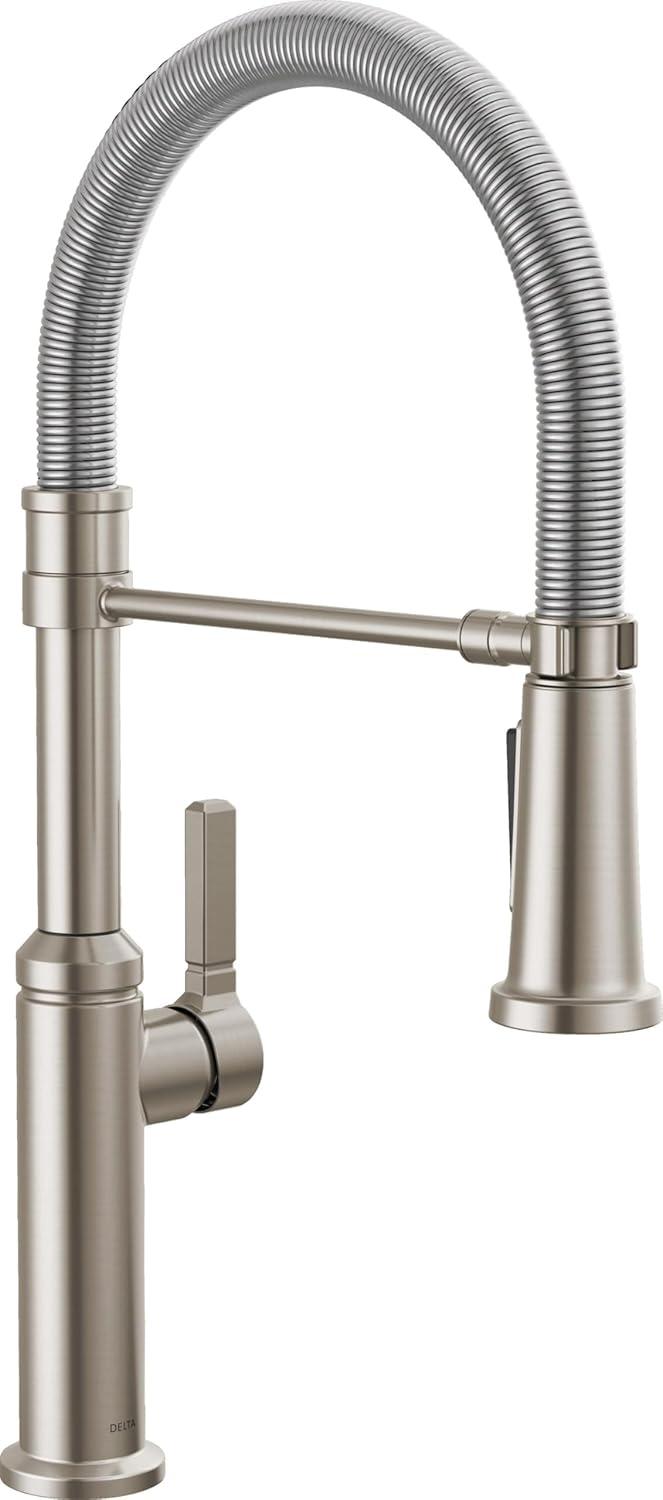 Rhett Pro Commercial Kitchen Faucet, Pull Down Sprayer Kitchen Sink Faucet