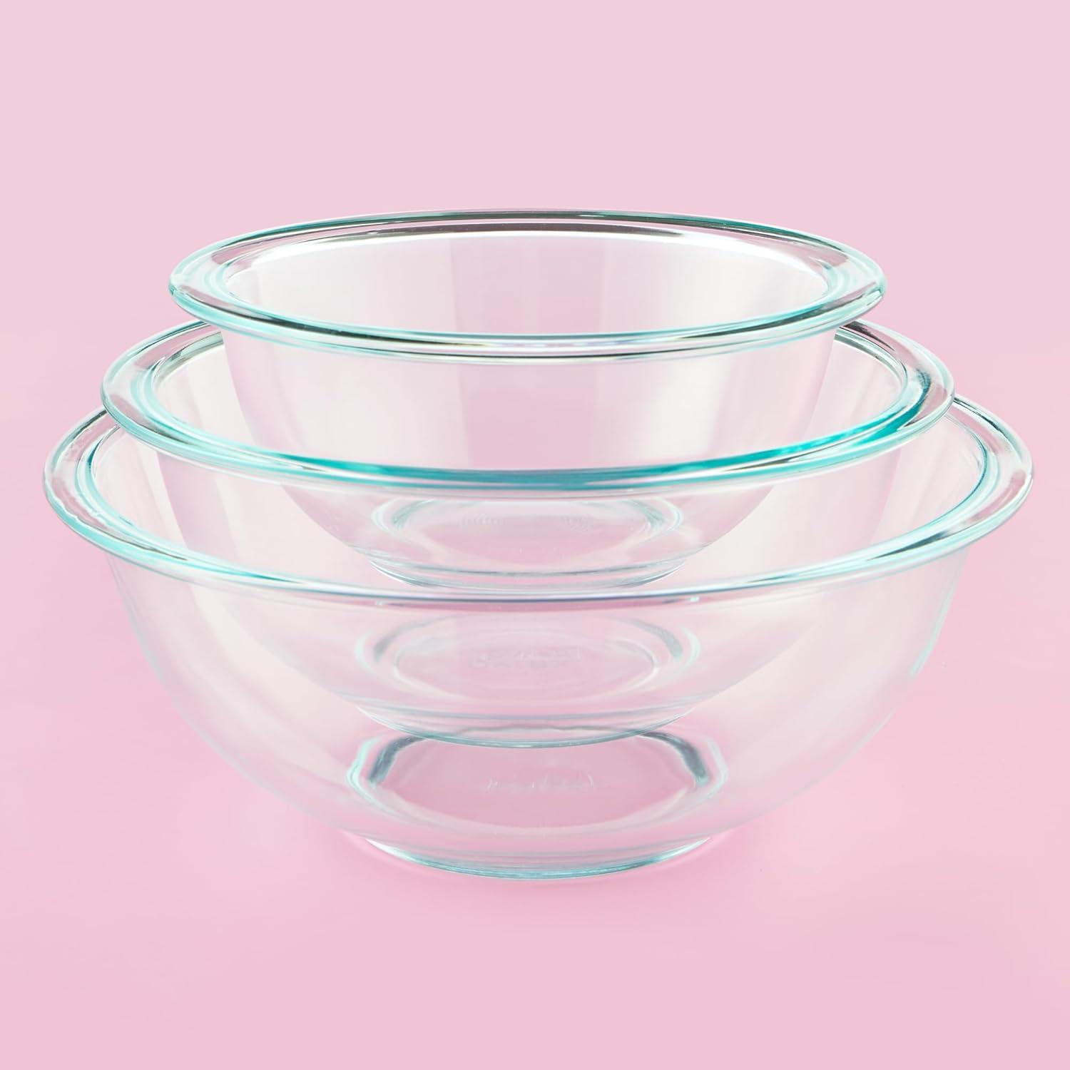 Pyrex Prepware 3-Piece Mixing Bowl Set