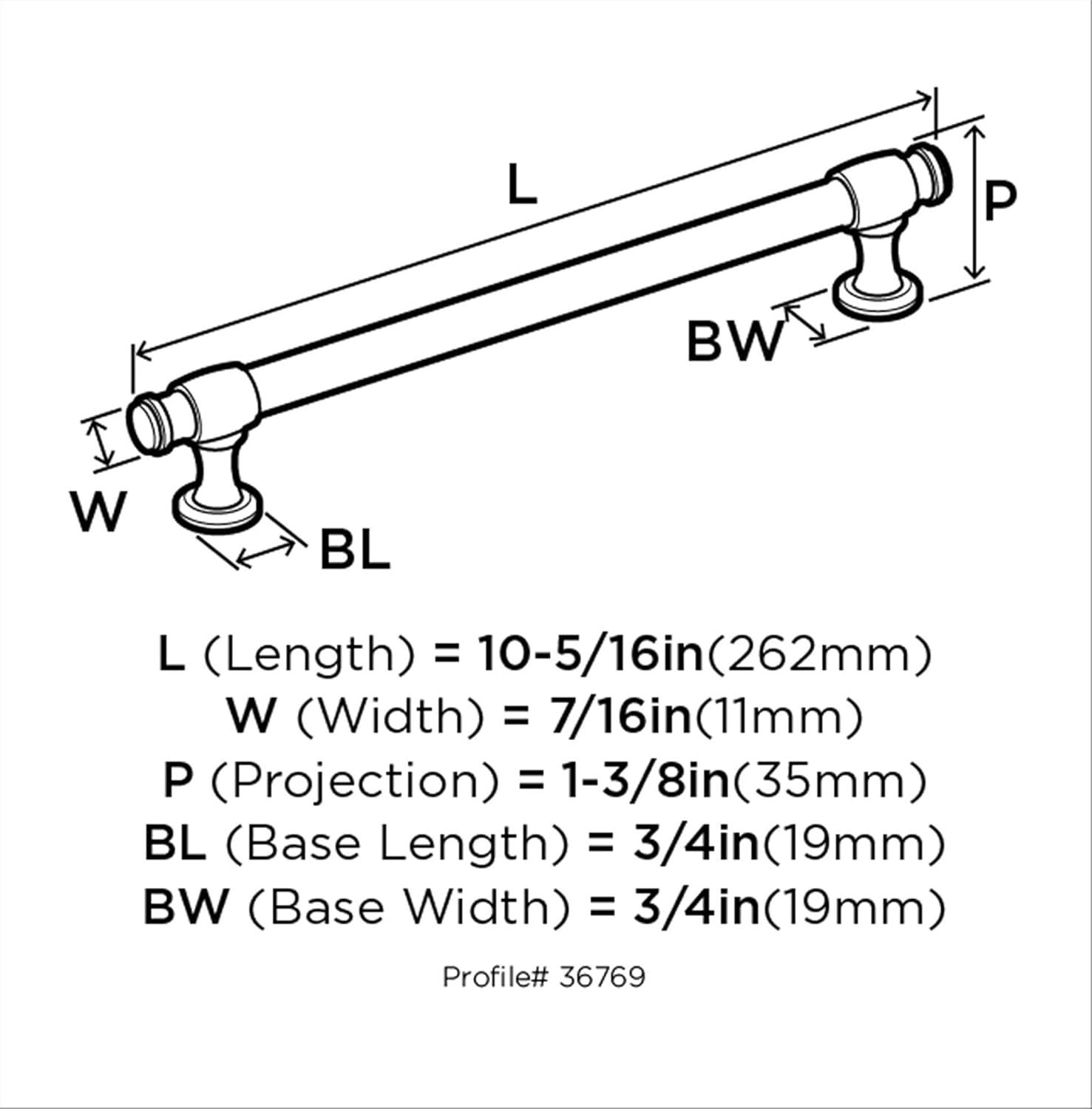 Amerock Winsome Cabinet or Drawer Pull